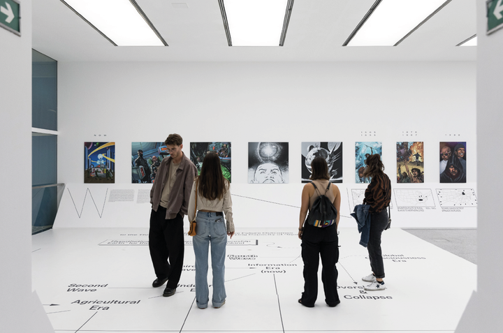 Abu Qadim Haqq, Ausstellungsansicht <i>HOPE</i>, Museion Bozen 2023 Foto: Luca Guadagnini