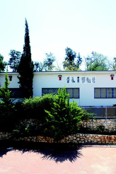 Guy Sagee, <i>Fight/Flight</i>, 2012, work on the facade of the Digital Art Lab, Holon, © Nicole Albiez