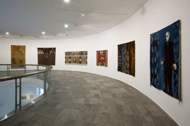Hannah Ryggen, works from the years 1935-1956, installation view in the Fridericianum, dOCUMENTA (13), photo: Roman März