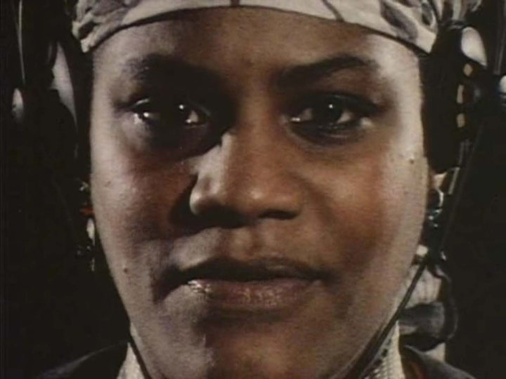 Film still from <i>Born in Flames</i>, directed by Lizzie Borden, 1983
